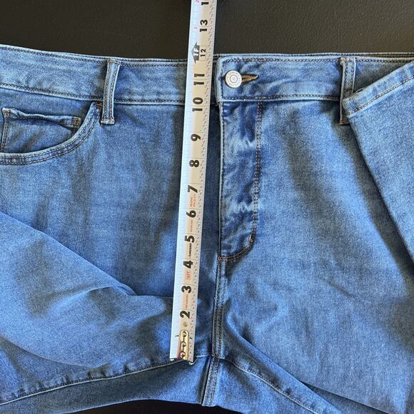 Sonoma Jeans Womens 20W Blue Medium Wash Bootcut Stretch Denim 31" Inseam - Picture 11 of 13